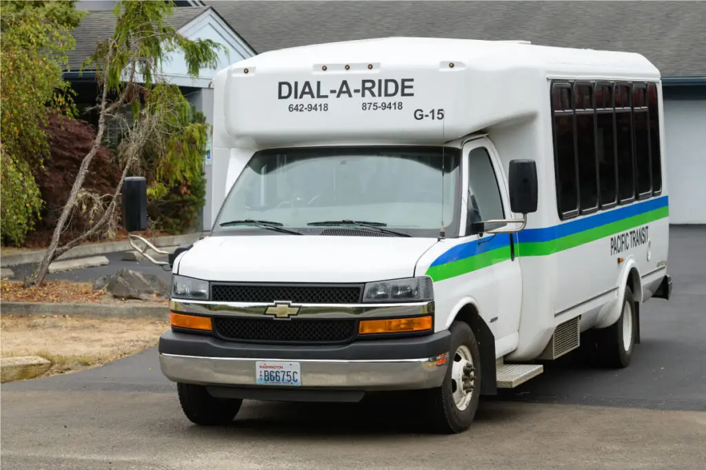 dail a ride transport van