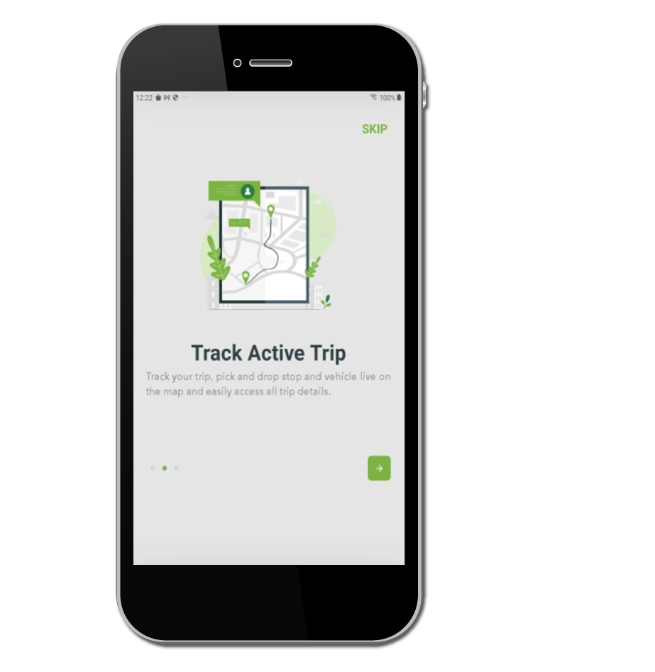 trustride mobile app screen 2